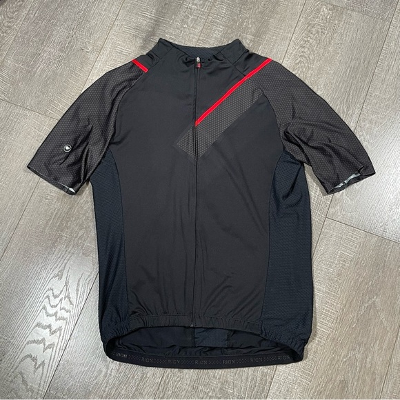 Men's Cycling Jersey Black - Picture 1 of 6